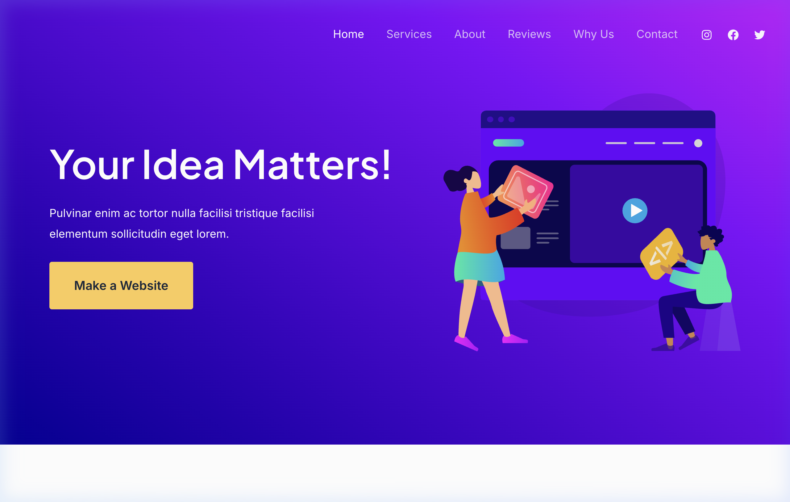 Astra 워드프레스 테마 데모 화면